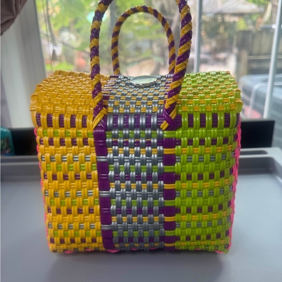 Handbags - Colorful Woven Handbag